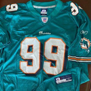 XL NFL Miami Dolphin Jason Taylor Jersey/New Condition